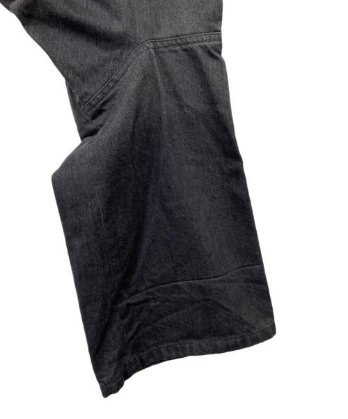 NEMETH（ネメス）NEMETH (ネメス) 立体裁断デニムパンツ ブラック サイズ:Mの古着・服飾アイテム