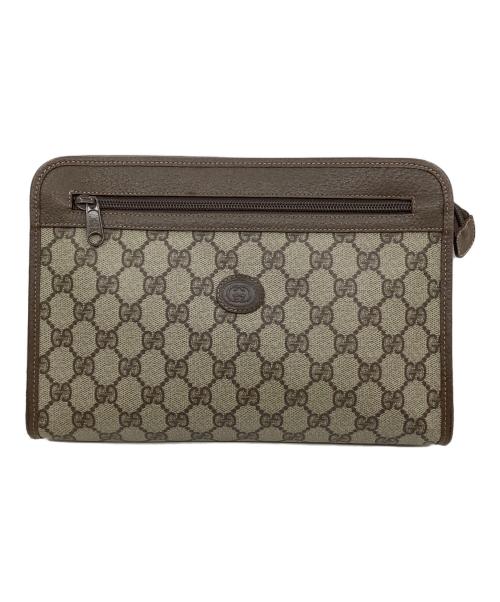 GUCCI（グッチ）GUCCI (グッチ) セカンドバッグ ブラウンの古着・服飾アイテム