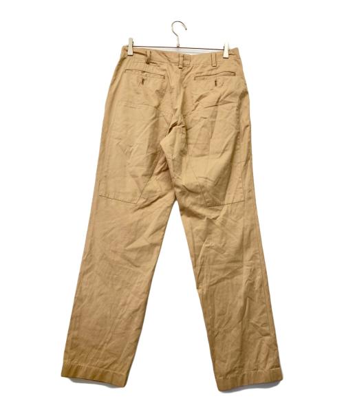 UNDERCOVER（アンダーカバー）UNDERCOVER (アンダーカバー) 99-00's パッチデザインストレートパンツ ベージュ サイズ:Lの古着・服飾アイテム