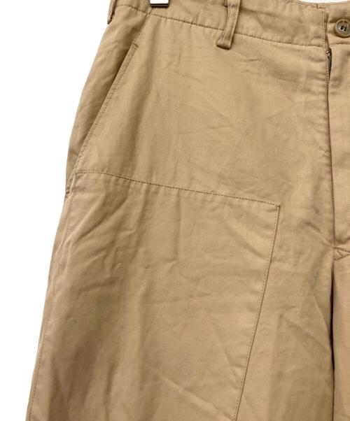 UNDERCOVER（アンダーカバー）UNDERCOVER (アンダーカバー) 99-00's パッチデザインストレートパンツ ベージュ サイズ:Lの古着・服飾アイテム