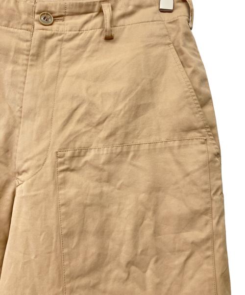 UNDERCOVER（アンダーカバー）UNDERCOVER (アンダーカバー) 99-00's パッチデザインストレートパンツ ベージュ サイズ:Lの古着・服飾アイテム