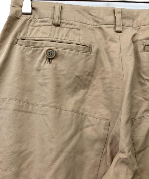 UNDERCOVER（アンダーカバー）UNDERCOVER (アンダーカバー) 99-00's パッチデザインストレートパンツ ベージュ サイズ:Lの古着・服飾アイテム