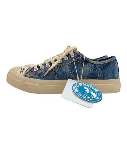 Hysteric Glamour（ヒステリックグラマー）Hysteric Glamour (ヒステリックグラマー) TOE pt ローカットスニーカー インディゴ サイズ:26 未使用品の古着・服飾アイテム