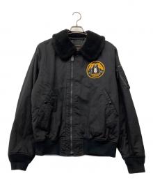 Hysteric Glamour（ヒステリックグラマー）の古着「ワッペン B-15 フライトジャケット」｜ブラック