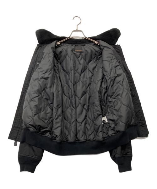 Hysteric Glamour（ヒステリックグラマー）Hysteric Glamour (ヒステリックグラマー) ワッペン B-15 フライトジャケット ブラック サイズ:Lの古着・服飾アイテム