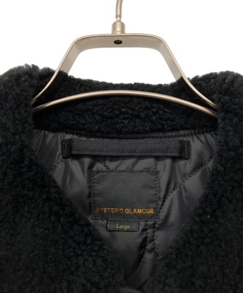 Hysteric Glamour（ヒステリックグラマー）Hysteric Glamour (ヒステリックグラマー) ワッペン B-15 フライトジャケット ブラック サイズ:Lの古着・服飾アイテム