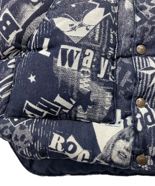 Hysteric Glamour（ヒステリックグラマー）Hysteric Glamour (ヒステリックグラマー) RockyMountainFeatherBed (ロッキーマウンテンフェザーベッド) LONDON NITE DEMIN DOWN VEST インディゴ サイズ:L 未使用品の古着・服飾アイテム