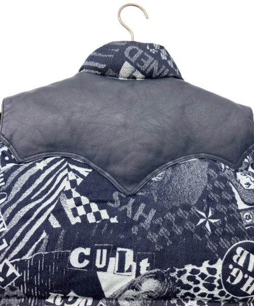 Hysteric Glamour（ヒステリックグラマー）Hysteric Glamour (ヒステリックグラマー) RockyMountainFeatherBed (ロッキーマウンテンフェザーベッド) LONDON NITE DEMIN DOWN VEST インディゴ サイズ:L 未使用品の古着・服飾アイテム