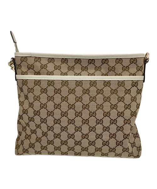 GUCCI（グッチ）GUCCI (グッチ) ショルダーバッグ ベージュ×ホワイトの古着・服飾アイテム