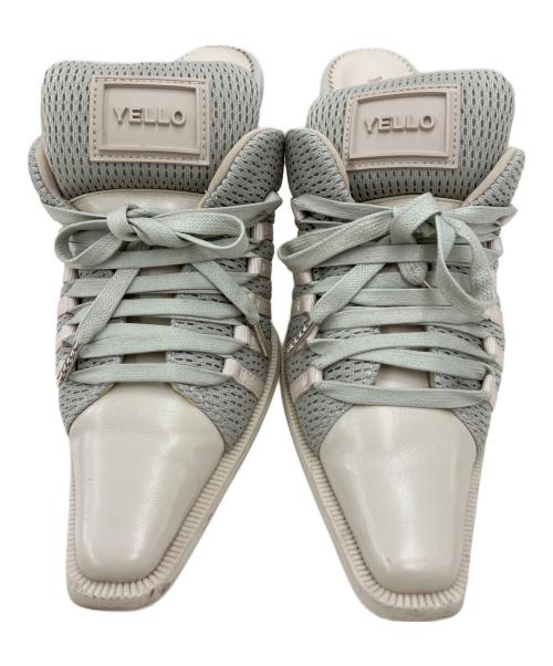YELLO（イエロ）YELLO (イエロ) SNEAKER MULES グレー サイズ:Sの古着・服飾アイテム