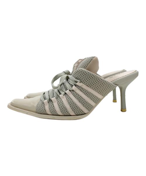 YELLO（イエロ）YELLO (イエロ) SNEAKER MULES グレー サイズ:Sの古着・服飾アイテム