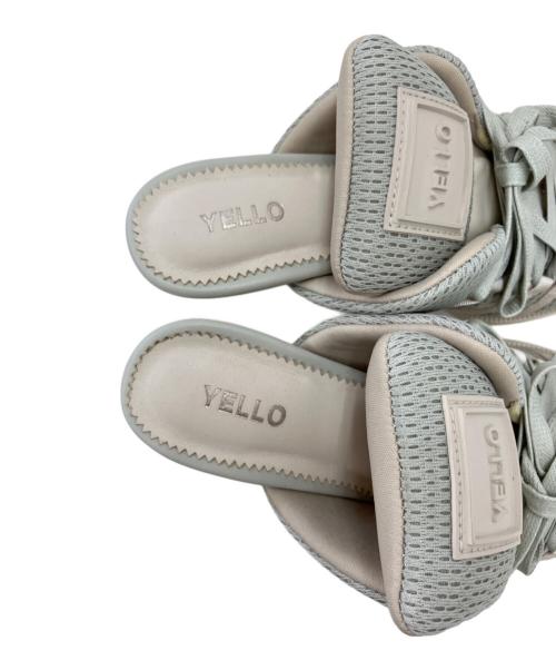 YELLO（イエロ）YELLO (イエロ) SNEAKER MULES グレー サイズ:Sの古着・服飾アイテム