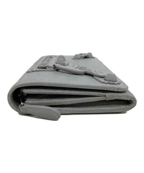 BALENCIAGA（バレンシアガ）BALENCIAGA (バレンシアガ) クラシック・コンチネンタル・ウォレット グレーの古着・服飾アイテム