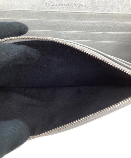 BALENCIAGA（バレンシアガ）BALENCIAGA (バレンシアガ) クラシック・コンチネンタル・ウォレット グレーの古着・服飾アイテム