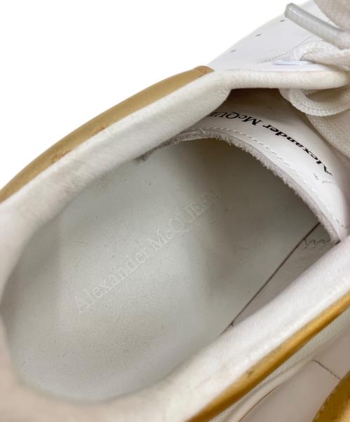 ALEXANDER McQUEEN（アレキサンダーマックイーン）ALEXANDER McQUEEN (アレキサンダーマックイーン) レースアップスニーカー ホワイト サイズ:26.5の古着・服飾アイテム