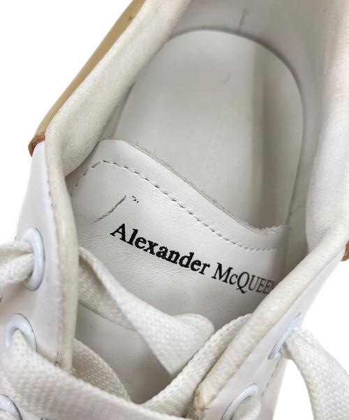 ALEXANDER McQUEEN（アレキサンダーマックイーン）ALEXANDER McQUEEN (アレキサンダーマックイーン) レースアップスニーカー ホワイト サイズ:26.5の古着・服飾アイテム