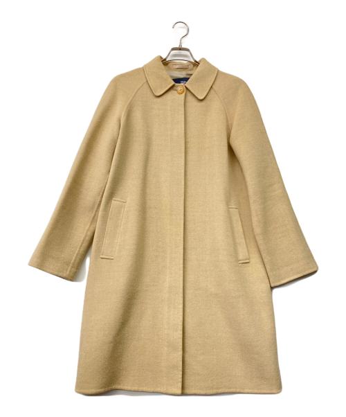 BURBERRY LONDON（バーバリーロンドン）BURBERRY LONDON (バーバリーロンドン) カシミヤ混ウールコート ベージュ サイズ:40の古着・服飾アイテム