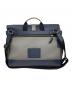COACH (コーチ) カラーブロック スモール メッセンジャー グレー×ブルー：25000円