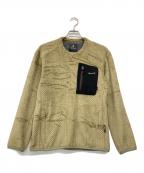 Snow peakスノーピーク）の古着「Polartec High Loft Fleece Crew Neck Sweater」｜カーキ