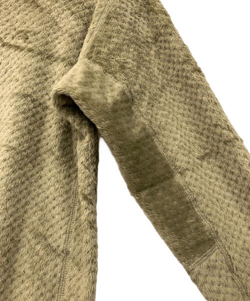 Snow peak（スノーピーク）snow peak (スノーピーク) Polartec High Loft Fleece Crew Neck Sweater カーキ サイズ:Sの古着・服飾アイテム
