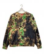 SUPREMEシュプリーム）の古着「Small Box Crewneck Tiedye」｜ブラウン×ブラック