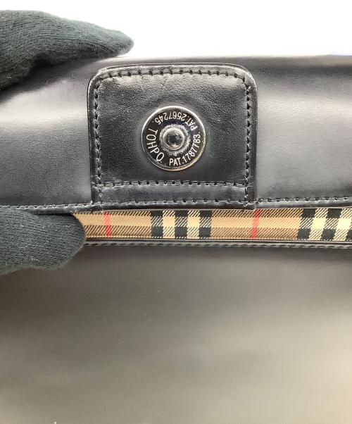 BURBERRY（バーバリー）BURBERRY (バーバリー) ワンショルダーバッグ ブラックの古着・服飾アイテム