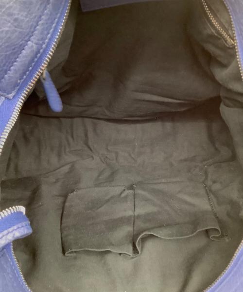 BALENCIAGA（バレンシアガ）BALENCIAGA (バレンシアガ) 2WAYバッグ ブルーの古着・服飾アイテム