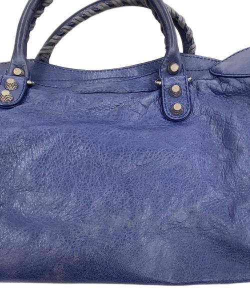 BALENCIAGA（バレンシアガ）BALENCIAGA (バレンシアガ) 2WAYバッグ ブルーの古着・服飾アイテム