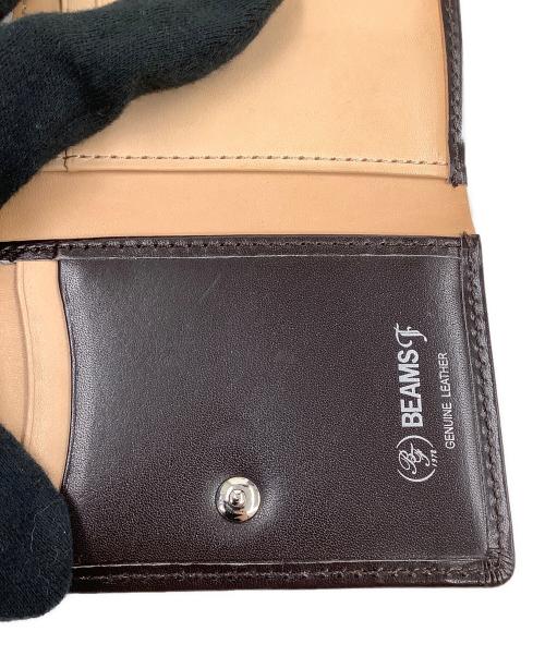 BEAMS F（ビームスエフ）BEAMS F (ビームスエフ) 3つ折り財布 ダークブラウンの古着・服飾アイテム
