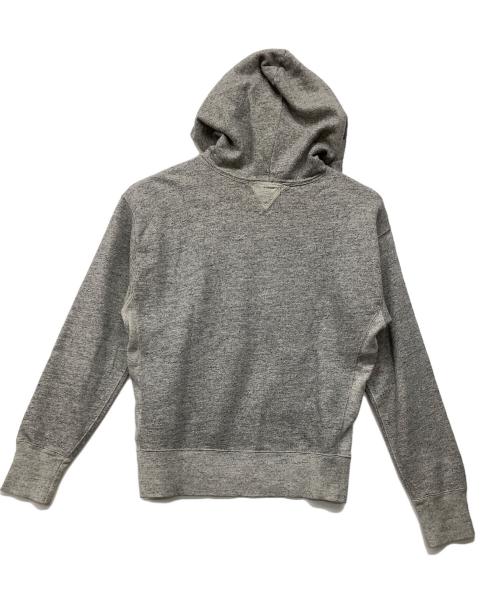 RRL（ダブルアールエル）RRL (ダブルアールエル) 霜降り両Vガゼットドローストリング パーカー グレー サイズ:Lの古着・服飾アイテム