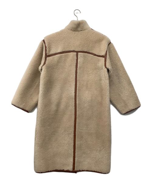 CASA FLINE（カーサフライン）CASA FLINE (カーサフライン) ウールボアパイピングコート ベージュ サイズ:FREEの古着・服飾アイテム