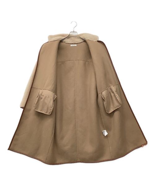 CASA FLINE（カーサフライン）CASA FLINE (カーサフライン) ウールボアパイピングコート ベージュ サイズ:FREEの古着・服飾アイテム