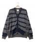 YOKE（ヨーク）の古着「BORDER CONNECTING CARDIGAN」｜ネイビー×グレー