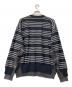 YOKE (ヨーク) BORDER CONNECTING CARDIGAN ネイビー×グレー サイズ:3：12000円