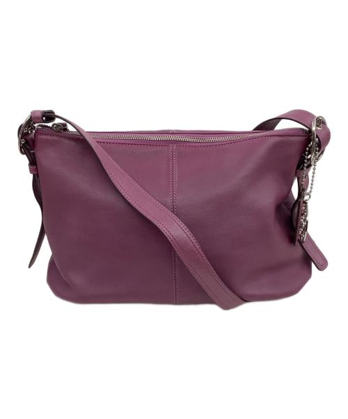 COACH（コーチ）COACH (コーチ) ショルダーバッグ パープルの古着・服飾アイテム