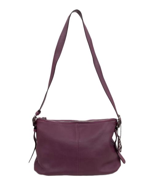COACH（コーチ）COACH (コーチ) ショルダーバッグ パープルの古着・服飾アイテム