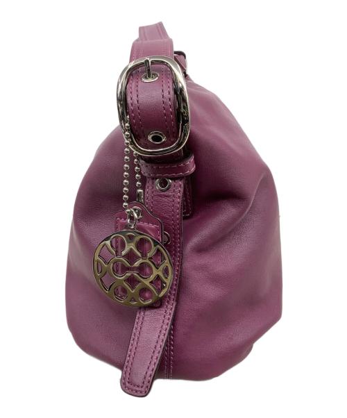 COACH（コーチ）COACH (コーチ) ショルダーバッグ パープルの古着・服飾アイテム