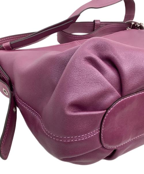 COACH（コーチ）COACH (コーチ) ショルダーバッグ パープルの古着・服飾アイテム