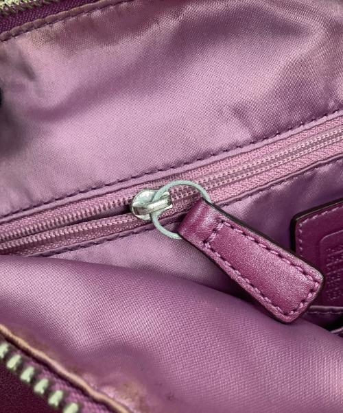 COACH（コーチ）COACH (コーチ) ショルダーバッグ パープルの古着・服飾アイテム