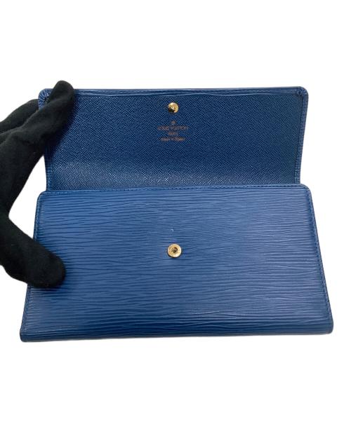 LOUIS VUITTON（ルイ ヴィトン）LOUIS VUITTON (ルイ ヴィトン) 長財布 ブルーの古着・服飾アイテム