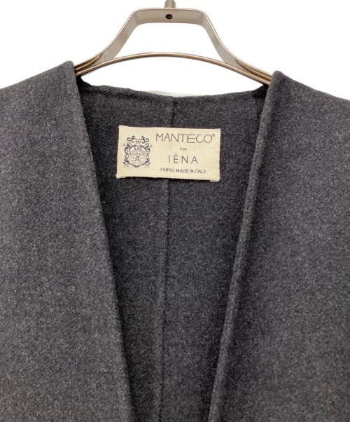IENA（イエナ）IENA (イエナ) MANTECO PUREダブルフェイスショートコート グレー サイズ:38の古着・服飾アイテム