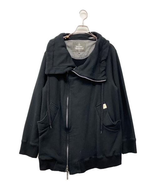 Vivienne Westwood man（ヴィヴィアン ウェストウッド マン）Vivienne Westwood man (ヴィヴィアン ウェストウッド マン) ジップパーカー ブラック サイズ:44の古着・服飾アイテム
