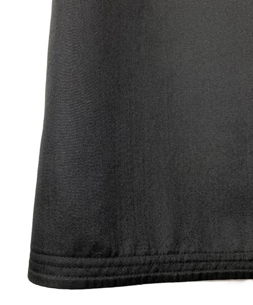 tricot COMME des GARCONS（トリココムデギャルソン）tricot COMME des GARCONS (トリココムデギャルソン) 00's ベロア丸襟ワンピース グレー×ブラック サイズ:Mの古着・服飾アイテム