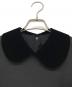 中古・古着 tricot COMME des GARCONS (トリココムデギャルソン) 00's ベロア丸襟ワンピース グレー×ブラック サイズ:M：12000円