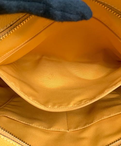 COACH（コーチ）COACH (コーチ) クロスグレーン レザー シティ ジップ トート イエローの古着・服飾アイテム