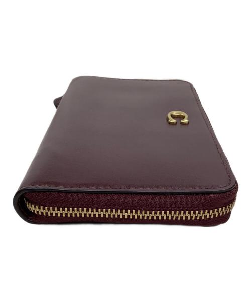 COACH（コーチ）COACH (コーチ) エッセンシャル ミディアム ジップ アラウンド ウォレット ボルドーの古着・服飾アイテム