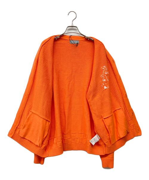 WIND AND SEA（ウィンダンシー）WIND AND SEA (ウィンダンシー) LIGHT KNIT CARDIGAN オレンジ サイズ:Mの古着・服飾アイテム