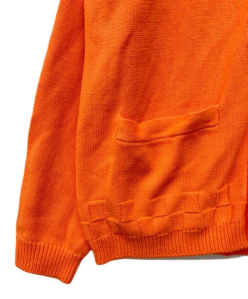 WIND AND SEA（ウィンダンシー）WIND AND SEA (ウィンダンシー) LIGHT KNIT CARDIGAN オレンジ サイズ:Mの古着・服飾アイテム
