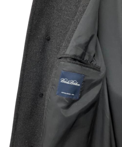 BROOKS BROTHERS（ブルックスブラザーズ）BROOKS BROTHERS (ブルックスブラザーズ) カシミヤ混ウールバルカラーコート グレー サイズ:40の古着・服飾アイテム