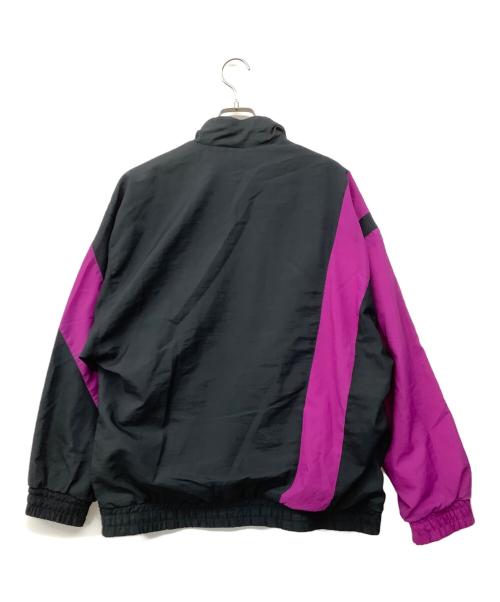 PUMA（プーマ）PUMA (プーマ) 80-90'sトラックジャケット ブラック×パープル サイズ:SｰMの古着・服飾アイテム